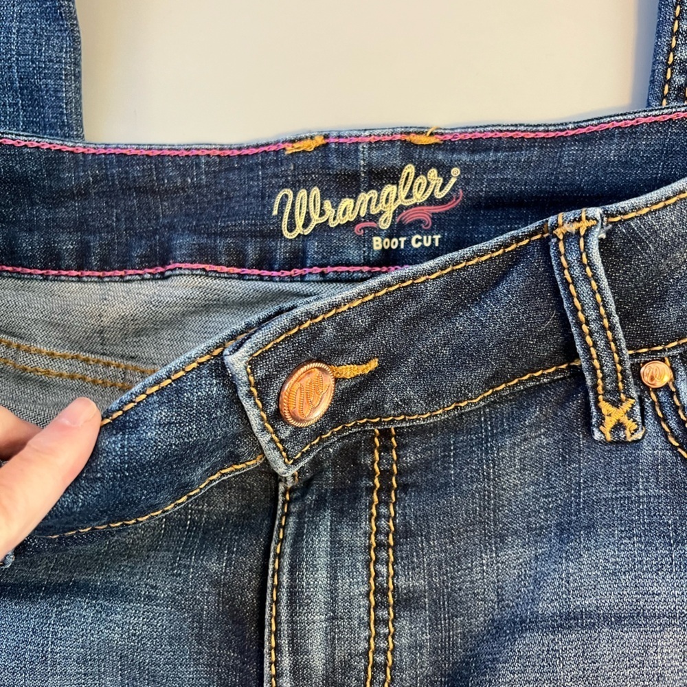 Wrangler Bootcut Jeans 13/34 - Picture 4 of 8